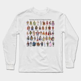 The Kings and Queens of England and Britain Long Sleeve T-Shirt